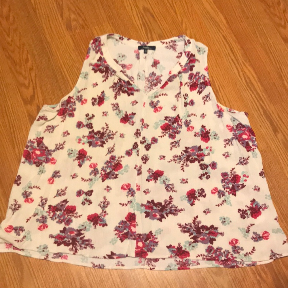 Floral Cream Tank top